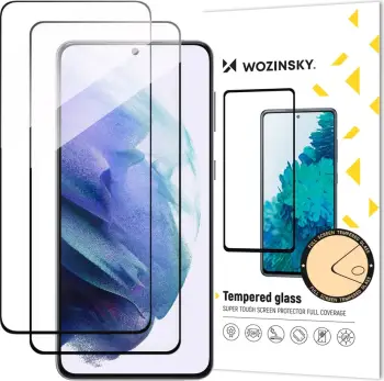 Mbështjellës xhami i temperuar Wozinsky Full Glue për Samsung Galaxy S23, 2 copë, Kaltër