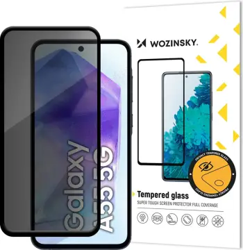 Xham privatësie Wozinsky për Samsung Galaxy A55, me filtër anti-spy, i temperuar