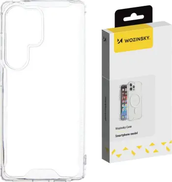 Mbështjellës Wozinsky Clear Corner Case MagSafe për Samsung Galaxy S24 FE, Transparent