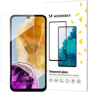 Xham mbrojtës Wozinsky Tempered Glass për Samsung Galaxy M15, transparnet