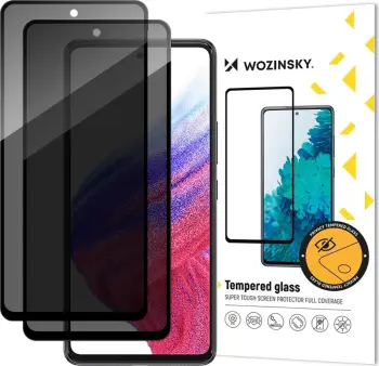 Xham mbrojtës Wozinsky Full Glue për Xiaomi 15, 2 copë, i zi