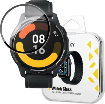 Xham mbrojtës Wozinsky për Xiaomi Watch Color 2, hibrid, me kornizë të zezë