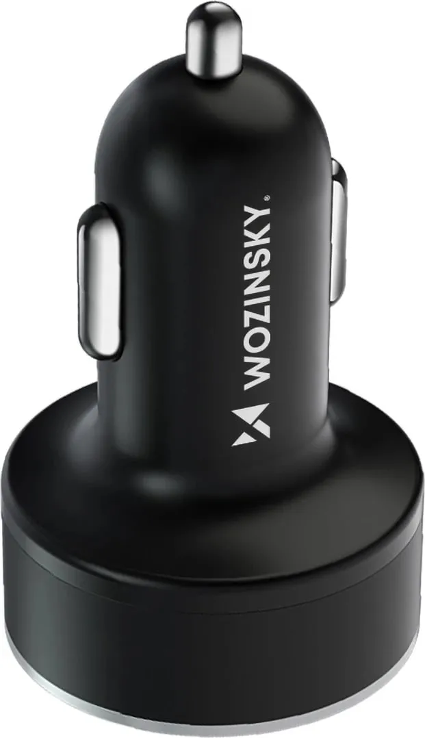 Karikues veture Wozinsky WDCCB, 50W, 2xUSB-C / 2xUSB-A, me ekran, i zi - 2