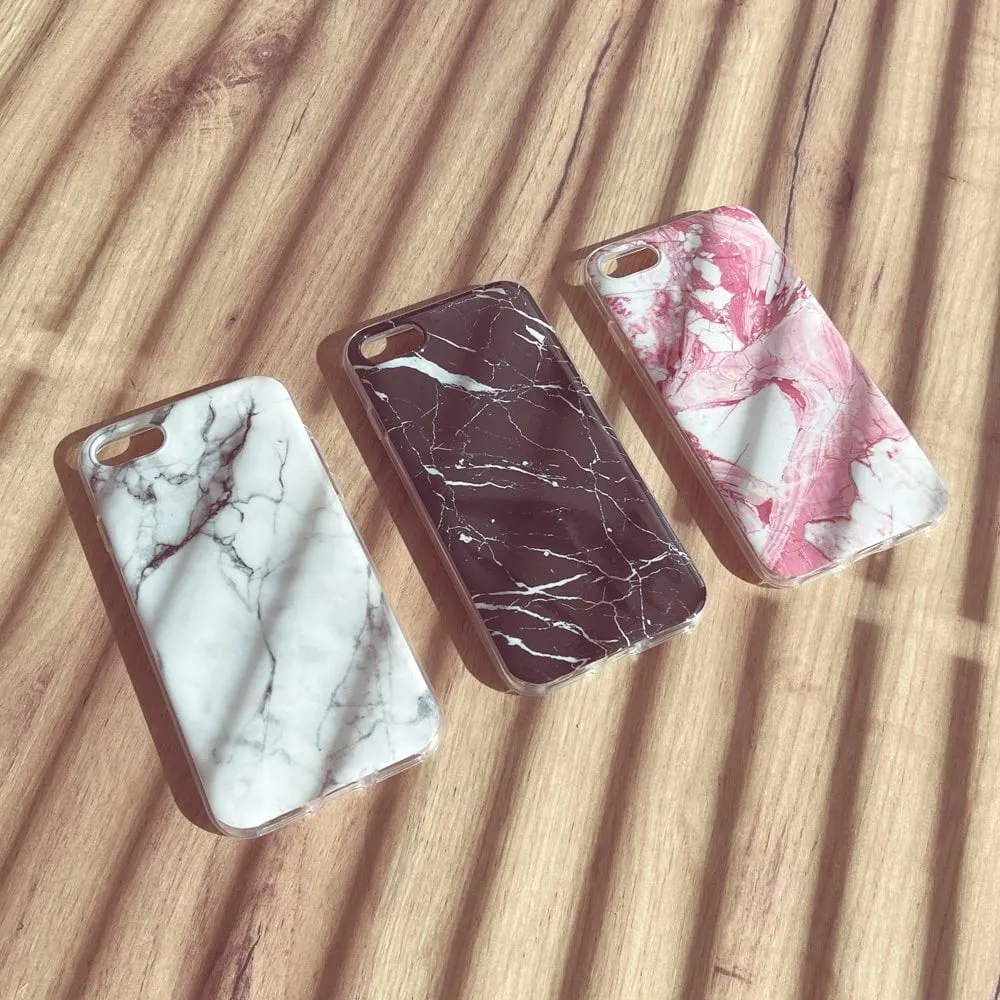 Mbështjellës Wozinsky Marble për Samsung Galaxy A02s EU, TPU, Bardhë - 2