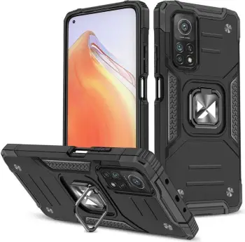 Mbulesë telefoni Wozinsky Ring Armor, për Poco M4 Pro 5G Redmi Note 11 5G 11T 11S, magnetike, e zezë