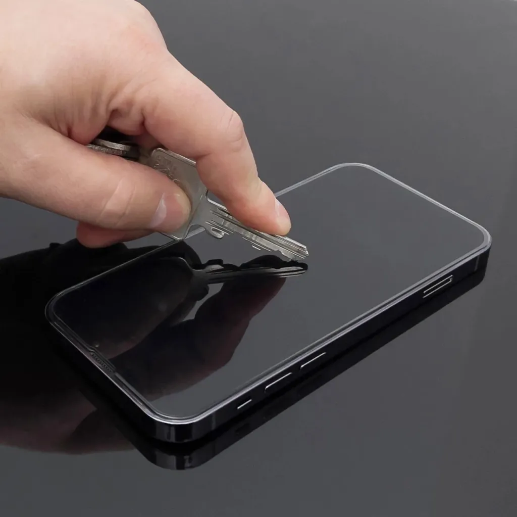 Xham i temperuar Wozinsky Full Glue për Xiaomi POCO M7, 2 copë, kornizë e zezë - 4