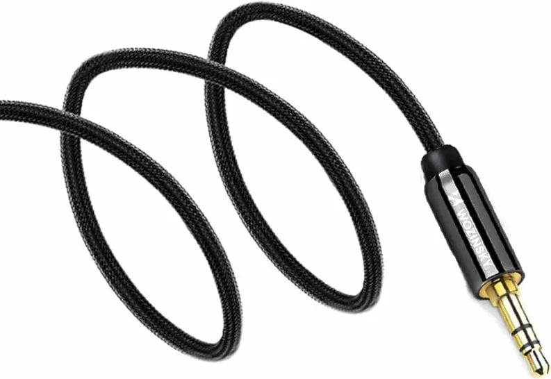 Kabllo audio Wozinsky AUX, 2x mini jack 3.5mm, 2m, e zezë - 8