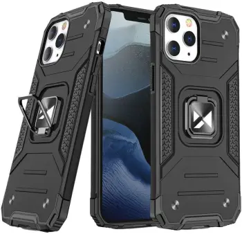 Mbështjellës Wozinsky Ring Armor për iPhone 14 Pro Max, i zi