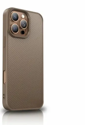 Mbështjellës Wozinsky Carbon Fiber me MagSafe për Samsung Galaxy S25 Ultra, Kafe