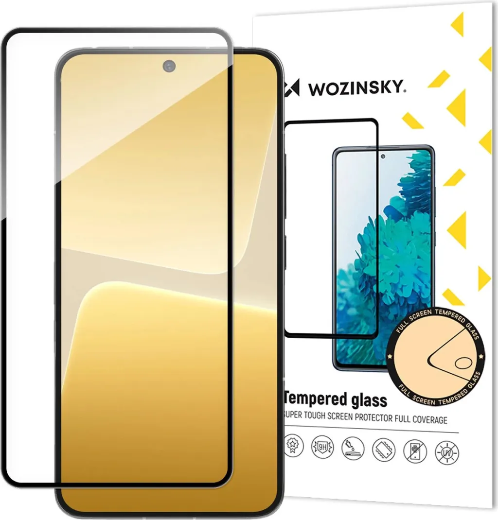 Xham i temperuar Wozinsky Full Glue për Xiaomi 13, i zi - 1
