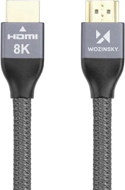 Kabllo HDMI Wozinsky WHDMI-20, 2m, 8K, 48Gbps, argjendtë - 9