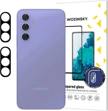 Mbrojtës xhami për kamerë Wozinsky për Samsung Galaxy A17 / A17 5G, set prej 2 copë, zi