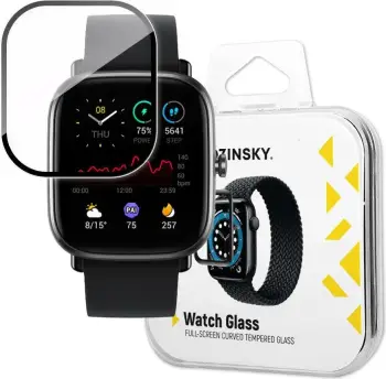 Xham mbrojtës Wozinsky për Xiaomi Amazfit GTS 2 Mini, hibrid, me kornizë të zezë