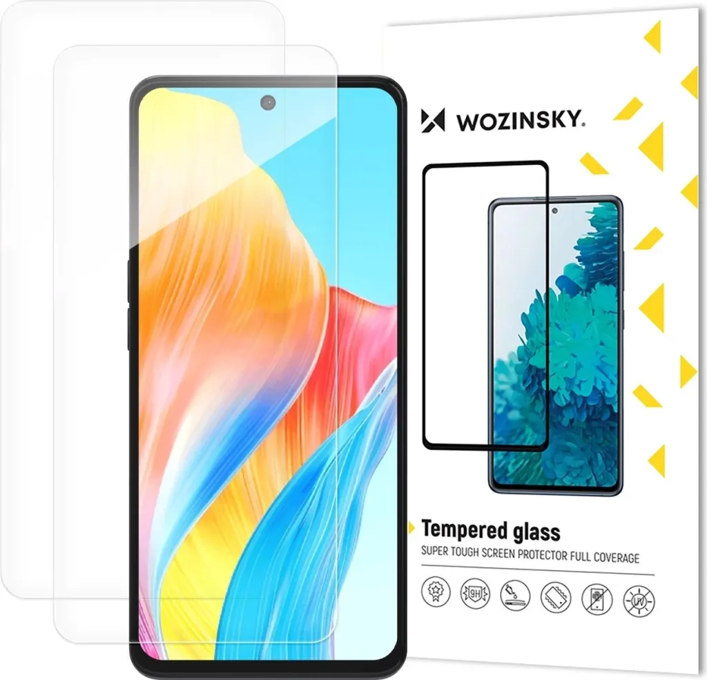 Mbrojtës xhami Wozinsky për Xiaomi Redmi Note 14S, 2 copë, transparent - 1
