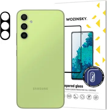 Xham i temperuar për kamerë Wozinsky Full Camera Glass për Samsung Galaxy A34 5G, i zi