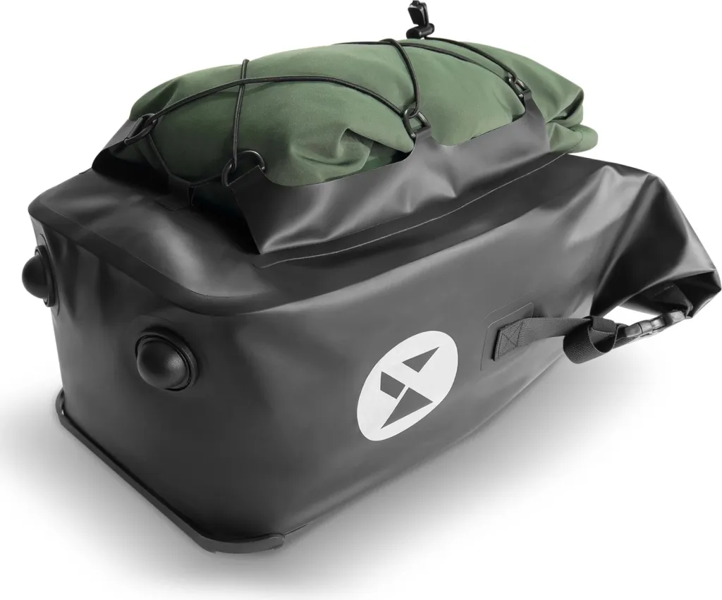 Çantë biçiklete për bagazher, 25L, waterproof, e zezë - 14