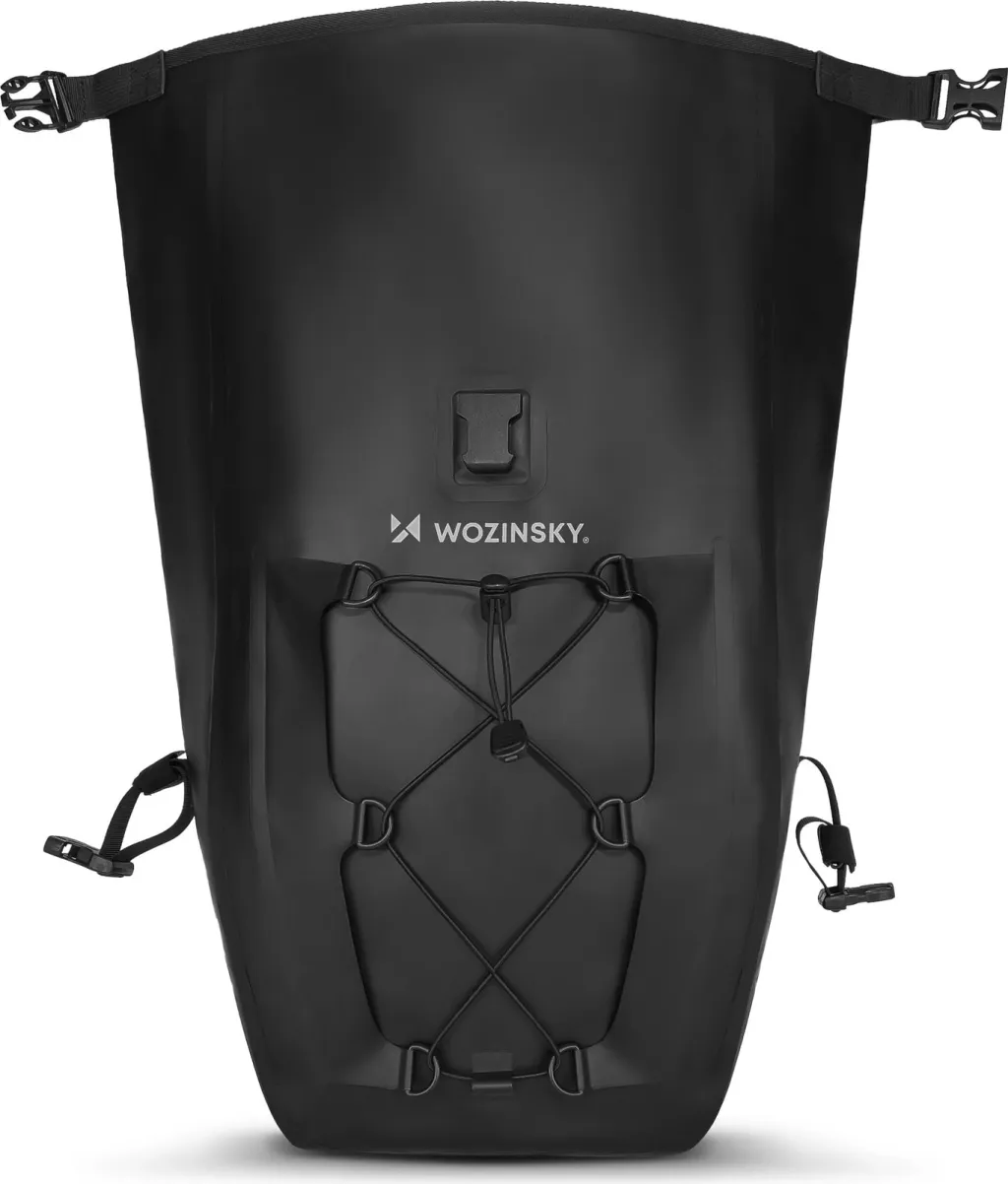 Çantë biçiklete për bagazher, 25L, waterproof, e zezë - 7