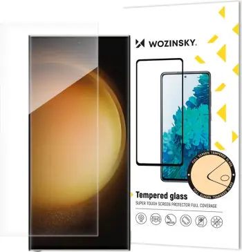 Mbrojtëse ekrani Wozinsky për Samsung Galaxy S24 Ultra, xham i temperuar, transparente