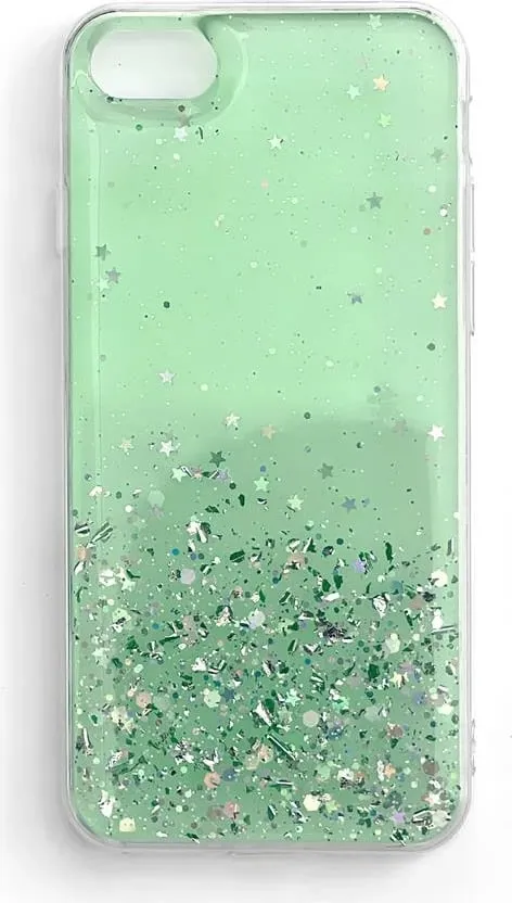 Mbështjellës Wozinsky Glitter për Samsung Galaxy M31s, jeshil - 1