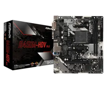 Pllakë amë ASRock B450M-HDV R4.0 - AMD B450