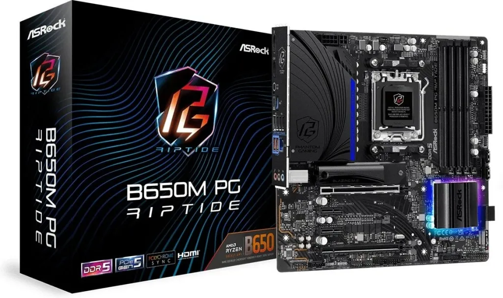 Pllakë amë ASRock B650M PG RIPTIDE - 1