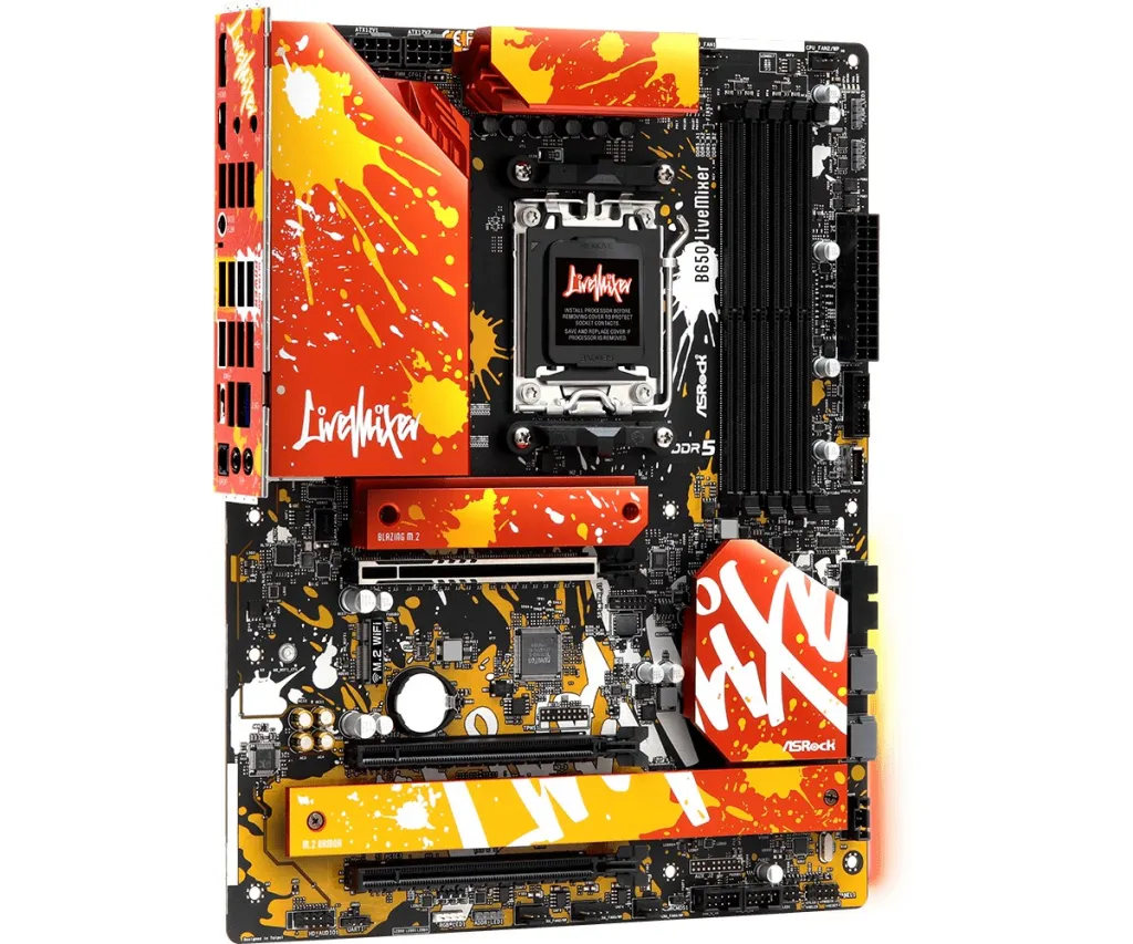 Pllakë amë Asrock B650 LiveMixer AMD B650 Socket AM5 ATX - 5