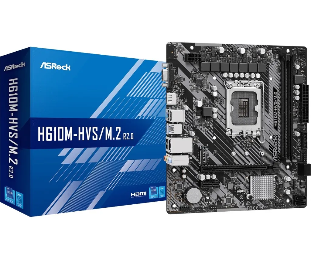 Pllakë amë Asrock H610M-HVS - 1