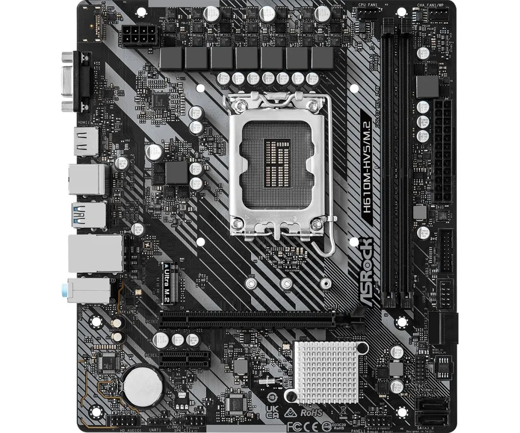 Pllakë amë Asrock H610M-HVS - 3