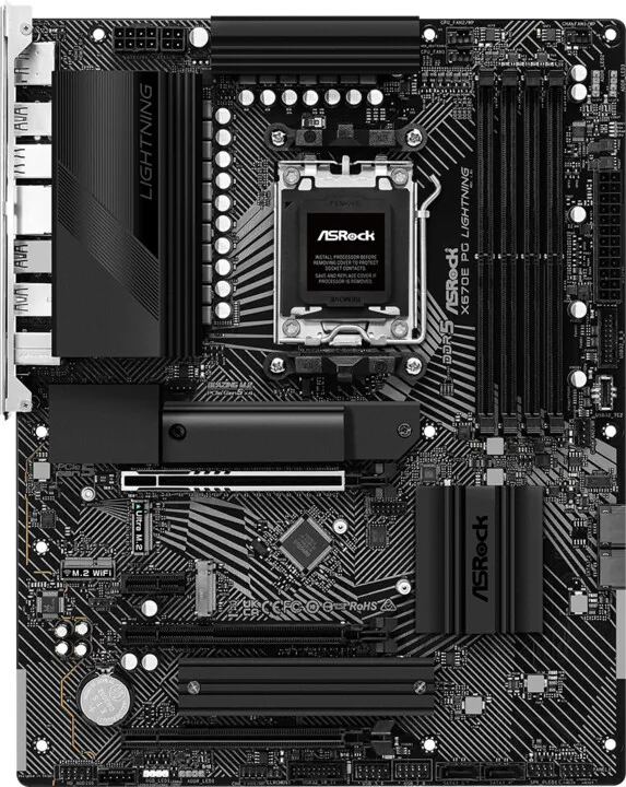 Pllakë amë ASRock X670E PG LIGHTNING - AMD X670 - 1