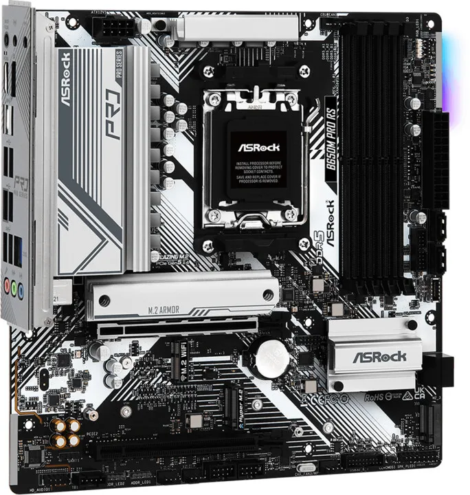 Pllakë amë ASRock B650M Pro RS - AMD B650 - 4