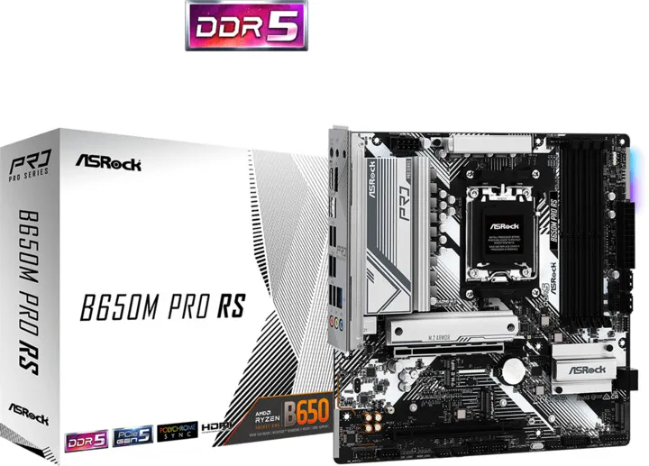 Pllakë amë ASRock B650M Pro RS - AMD B650 - 5