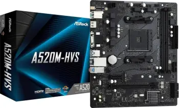 Pllakë amë ASRock A520M-HVS - AMD A520