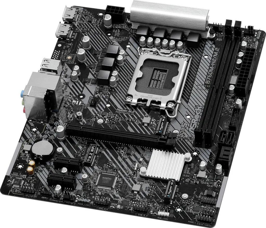 Pllakë amë ASRock B760M-H2/M.2 - 2