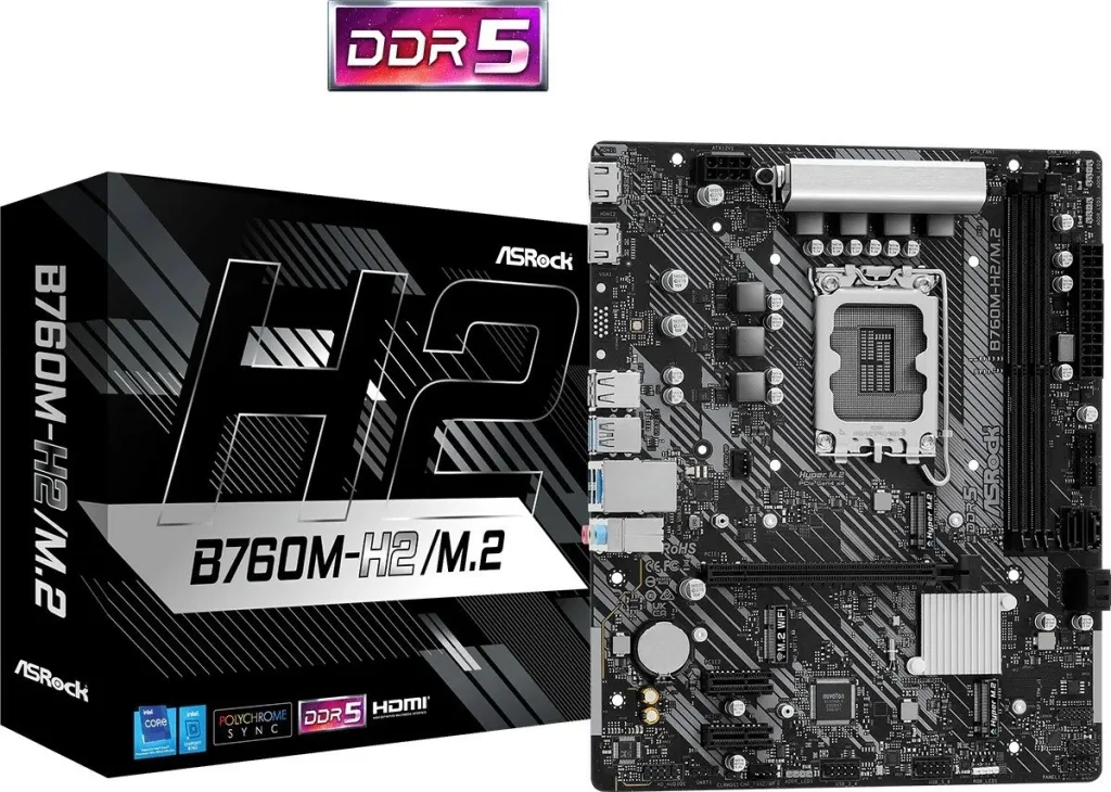 Pllakë amë ASRock B760M-H2/M.2 - 4