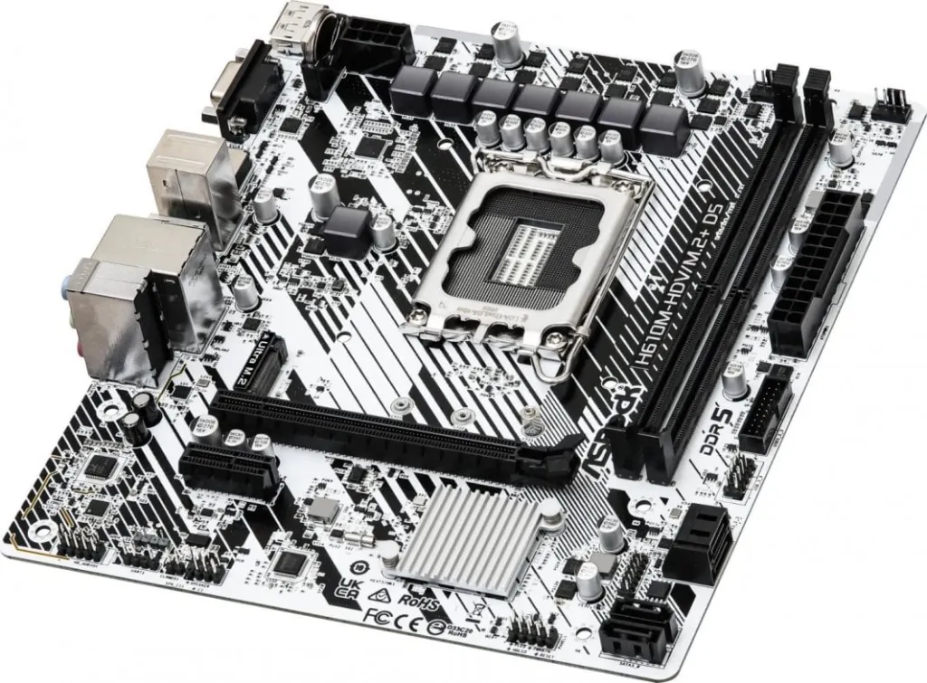 Pllakë amë ASRock H610M-HDV/M.2+ D5 - 4