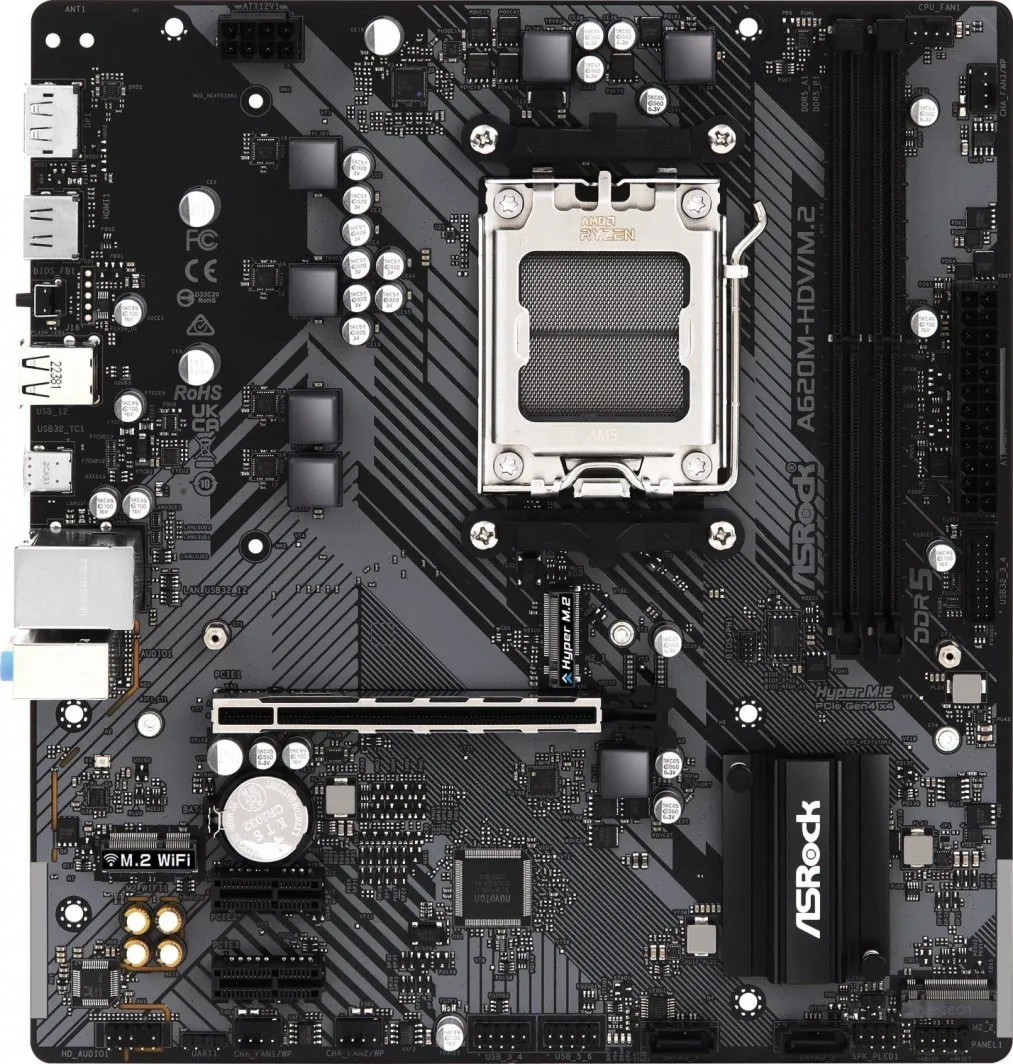Pllakë amë ASRock A620M-HDV/M.2+ - 3