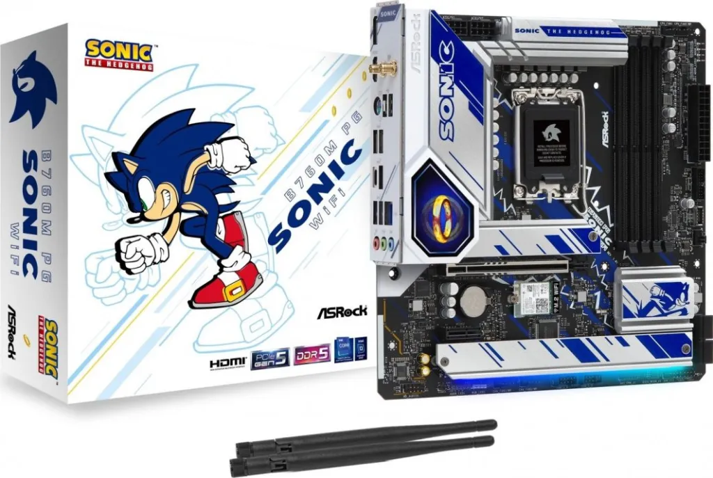 Pllakë Amë ASRock B760M PG SONIC WiFi - 1