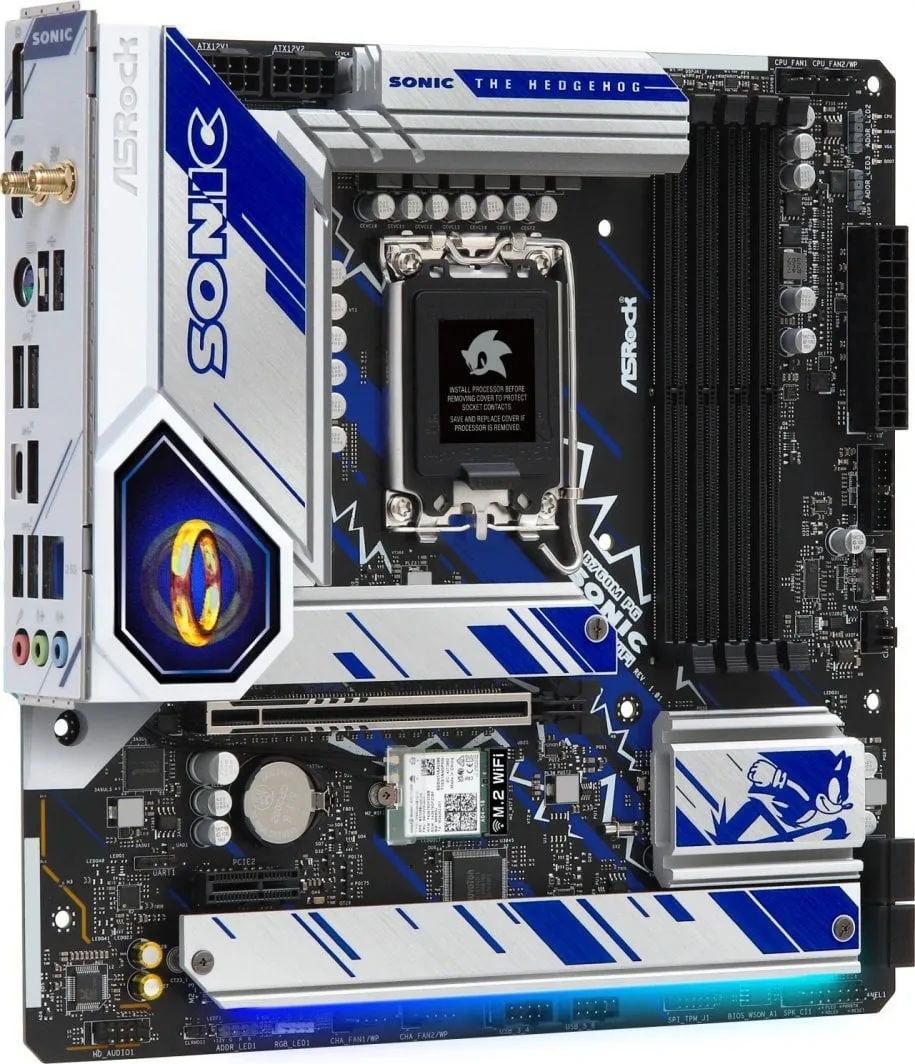 Pllakë Amë ASRock B760M PG SONIC WiFi - 4