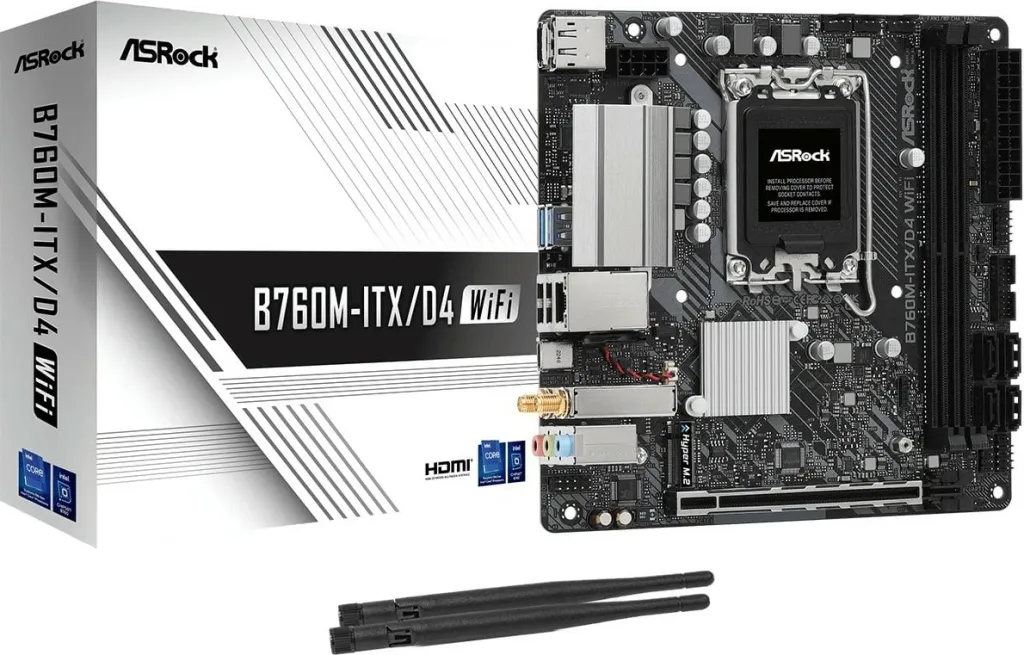 Pllakë amë ASRock B760M-ITX/D4 WIFI - 1
