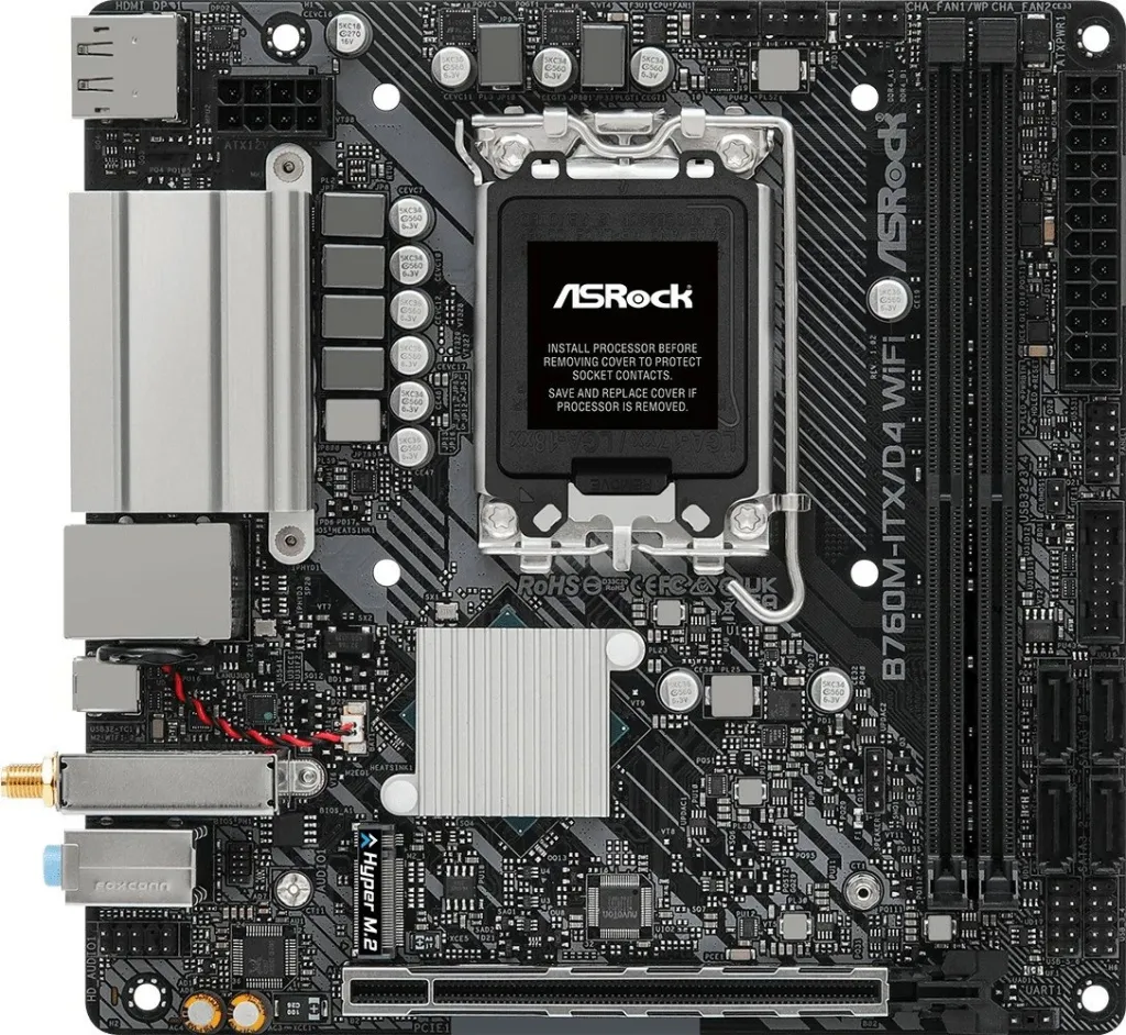 Pllakë amë ASRock B760M-ITX/D4 WIFI - 2