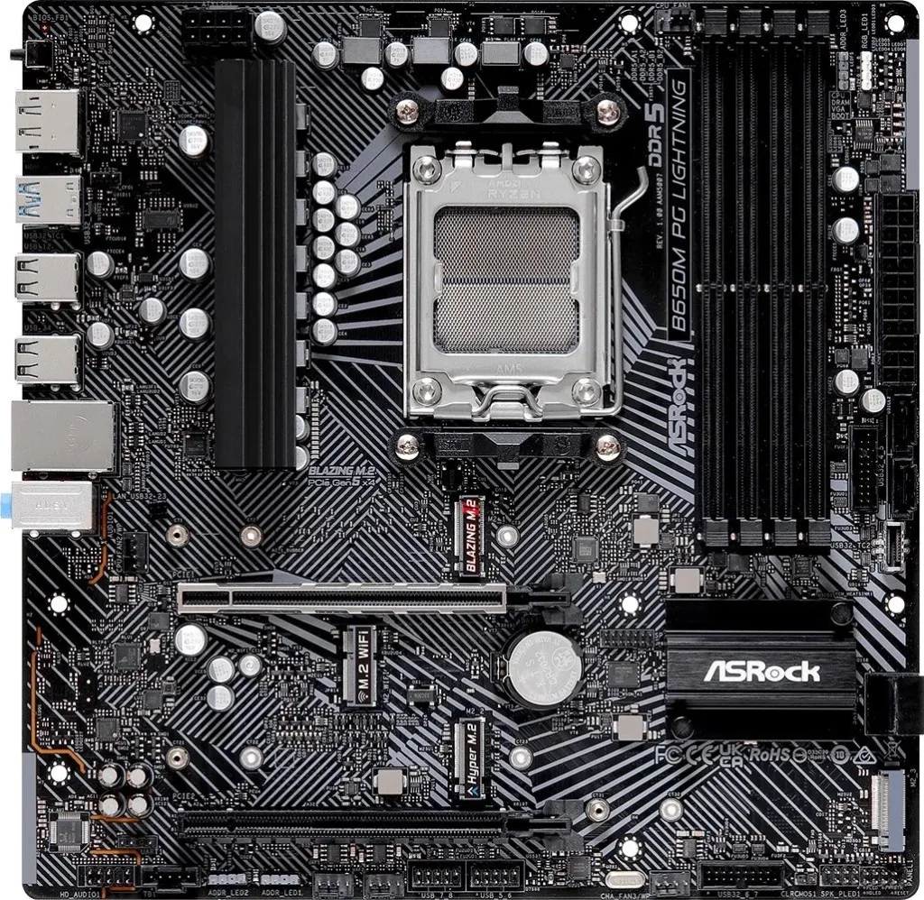 Pllakë Amë ASRock B650M PG LIGHTNING - 2