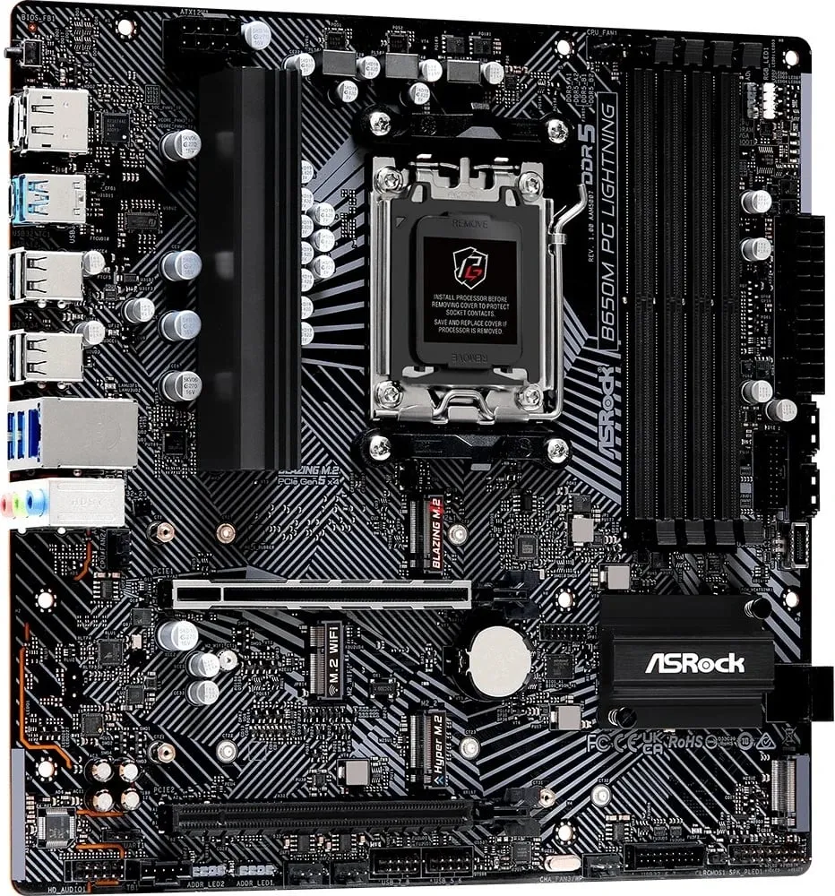 Pllakë Amë ASRock B650M PG LIGHTNING - 4