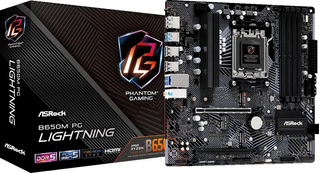 Pllakë Amë ASRock B650M PG LIGHTNING - 6