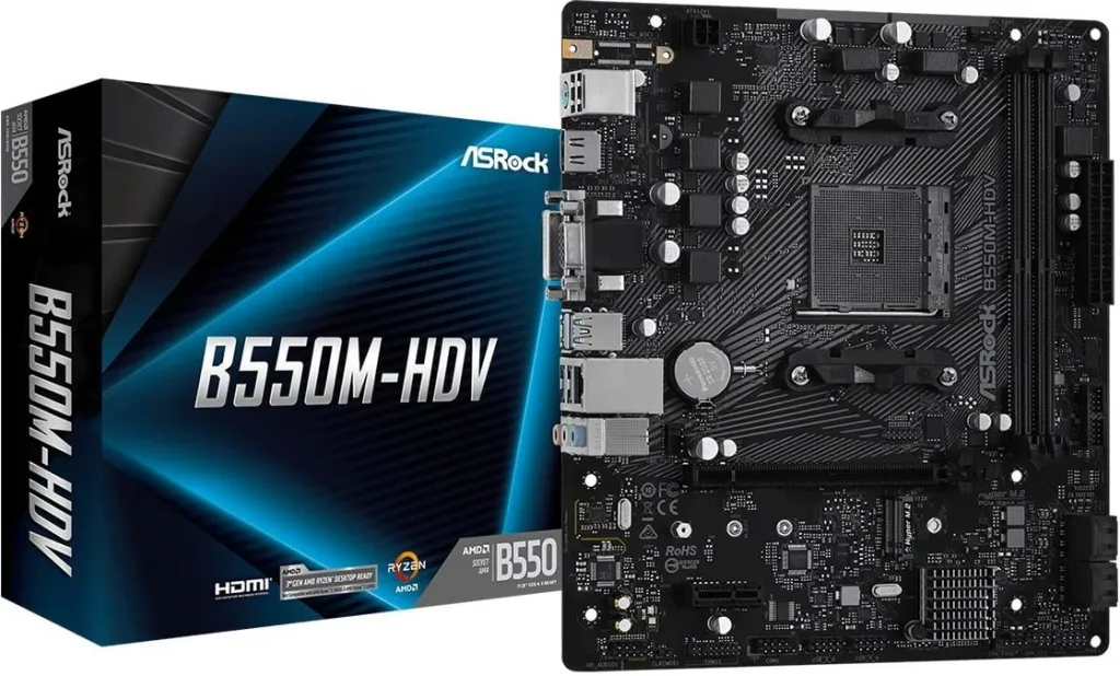 Pllakë amë Asrock B550M-HDV - 2