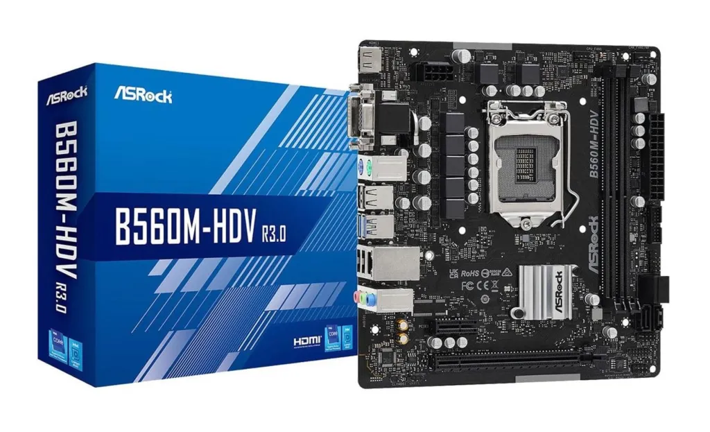 Pllakë amë ASROCK B560M-HDV - Intel B560 Micro ATX - 1