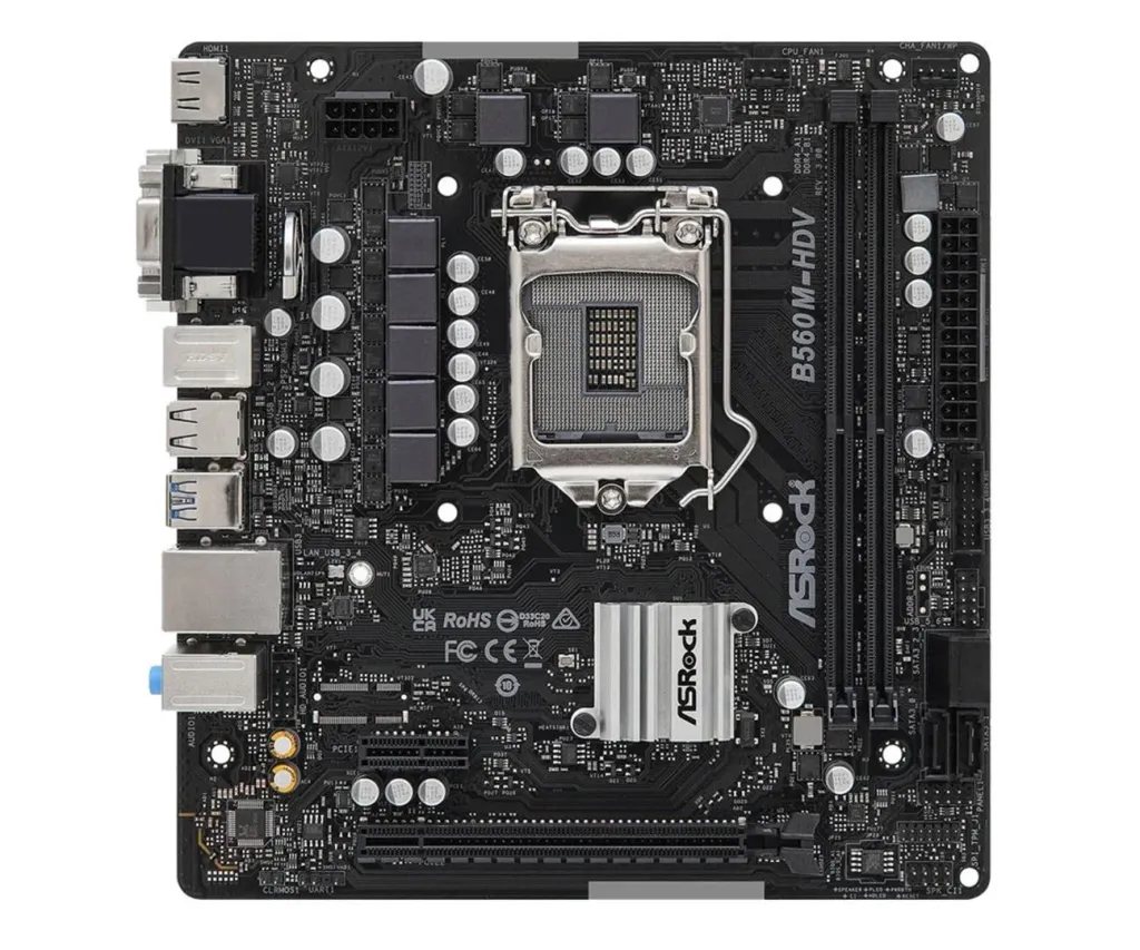 Pllakë amë ASROCK B560M-HDV - Intel B560 Micro ATX - 2