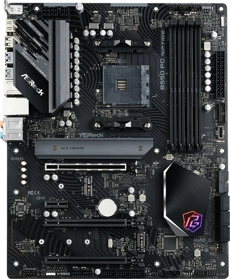 Pllakë Amë ASRock B550 PG RIPTIDE - 9