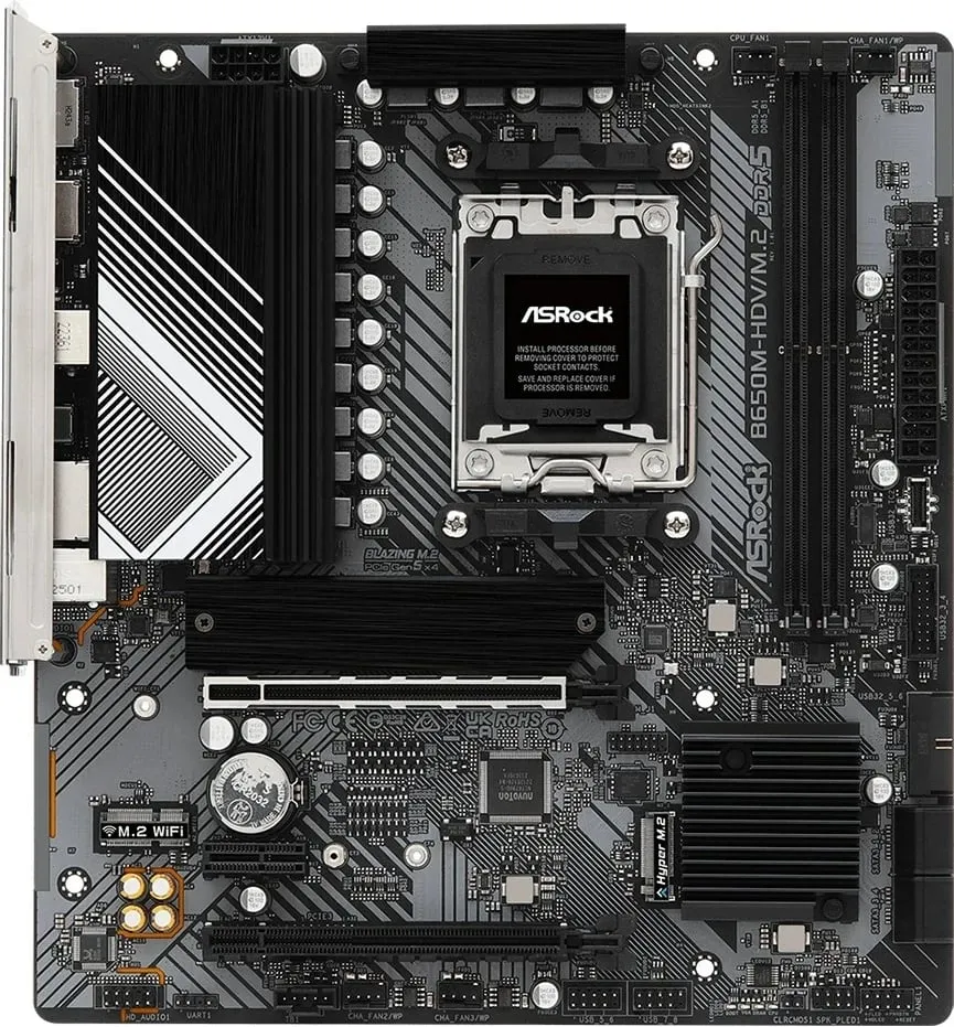 Pllakë amë ASRock B650M-HDV/M.2 - AMD B650 - 1