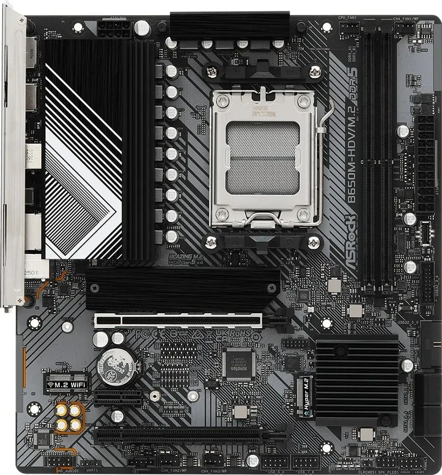 Pllakë amë ASRock B650M-HDV/M.2 - AMD B650 - 2