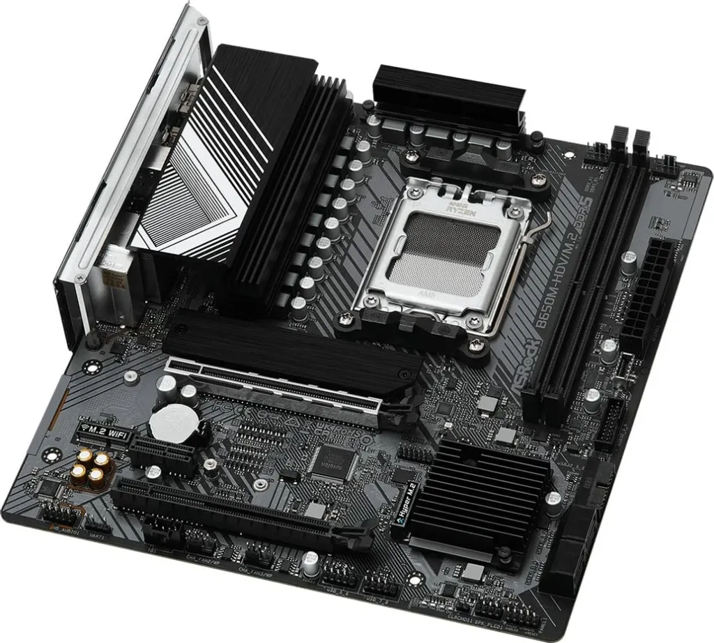 Pllakë amë ASRock B650M-HDV/M.2 - AMD B650 - 3
